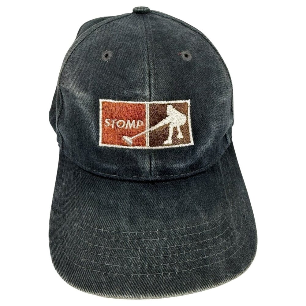 Vintage STOMP Denim Baseball Hat Adjustable‎ Distressed Play Percussion Theatre